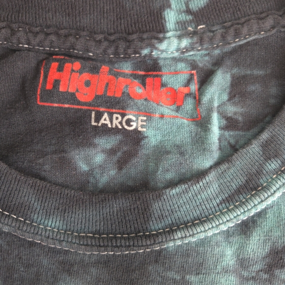 Tie Dye Maine High Roller Lobster Co Shirt  Large Awesome Graphics - Picture 8 of 12